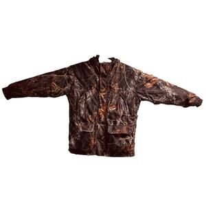 XL Winchester Rugged Outdoors Sportsman Camo Hunting Jacket Zip Out Lining EUC